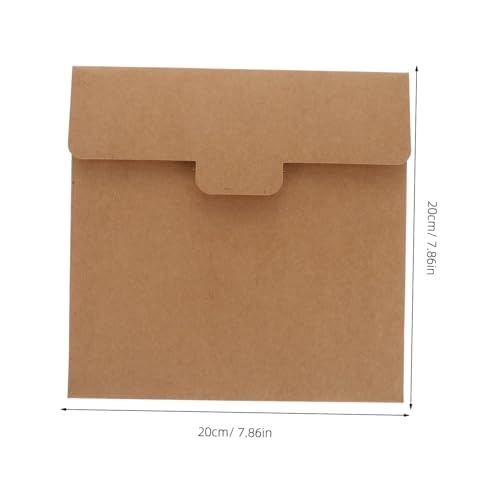 Anneome 20 Stück Braune Quadratische Umschlagverpackungshüllen Minimalistische Quadratische Umschläge Kartenumschläge Einladungsumschläge Quadratisches Kraftpapier Braunes Anneome 20 Stück Braune Quadratische Umschlagverpackungshüllen Minimalistische Quadratische Umschläge Kartenumschläge Einladungsumschläge Quadratisches Kraftpapier Braunes von Anneome