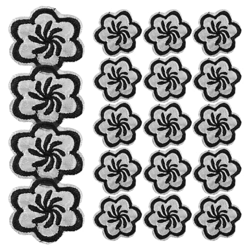 Anneome 20 Stück Dekorative Patches mit Blumenmuster Vielseitige Flicken für Kleidung Hüte und Accessoires für Diy Projekte und Kreative Gestaltungen von Anneome