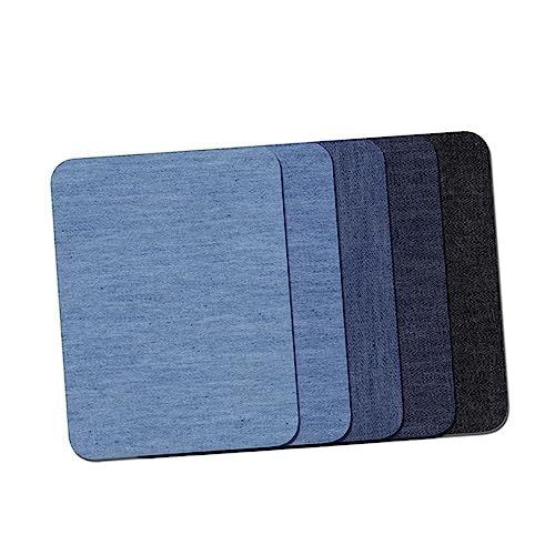 Anneome 20 Stück Denim Patch Denim-Patches für Jeans Flicken nähen Flicken für Kleidung Flicken für Bekleidung Jeans-Patches repair patch jeans patches Flicken aufbügeln Flicken für Hosen von Anneome