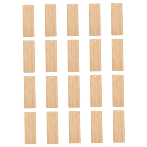 Anneome 20 Stück Diy Lesezeichen Aus Bambusholz Geschenkanhänger Aus Bambus Leeres Lesezeichen Aus Bambus Leere Lesezeichen-ornamente Bambus-lesezeichen-tag Bambus-lesezeichen Leer von Anneome