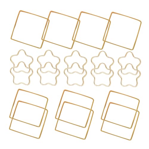 Anneome 20 Stück Diy Schmuckherstellung Ohrringe Dekorationen Metallrahmen mit Offenen Bezel Pendants für Uv Harz Handwerk Quadratische und Blumenförmige Designs Anneome 20 Stück Diy Schmuckherstellung Ohrringe Dekorationen Metallrahmen mit Offenen Bezel Pendants für Uv Harz Handwerk Quadratische und Blumenförmige Designs von Anneome