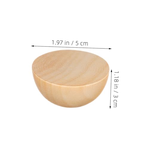Anneome 20 Stück Halbrunde Holzkugeln für DIY Bastelprojekte Natürliche Holzperlen zum Bemalen Beizen und Dekorieren Vielseitig Einsetzbar für Heimdekoration und Handarbeit Anneome 20 Stück Halbrunde Holzkugeln für DIY Bastelprojekte Natürliche Holzperlen zum Bemalen Beizen und Dekorieren Vielseitig Einsetzbar für Heimdekoration und Handarbeit von Anneome