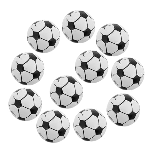 Anneome 20 Stück Holzperlen Fußballform für DIY Schmuckherstellung Sicherer Holzmaterial Sportschmuck Bastelperlen für Armbänder Kreative Handwerksprojekte Anneome 20 Stück Holzperlen Fußballform für DIY Schmuckherstellung Sicherer Holzmaterial Sportschmuck Bastelperlen für Armbänder Kreative Handwerksprojekte von Anneome
