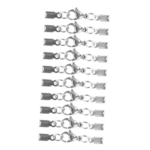 Anneome 20 Stück Hummerschnalle Aus Edelstahl Armband Sicherheitsverschluss Verbindungselemente Für Schmuckverschlüsse Halskette Machen Karabinerverschlüsse Rostfreier Stahl Silver von Anneome