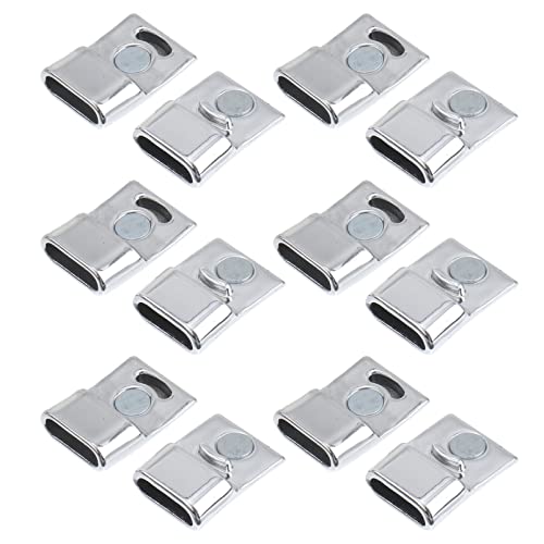 Anneome 20 Stück Magnetschnalle Schmuck Schließe Kabel Armbandverbinder Schmuckkordelverbinder Magnetverschlüsse Zubehör Zur Schmuckherstellung Silver Anneome 20 Stück Magnetschnalle Schmuck Schließe Kabel Armbandverbinder Schmuckkordelverbinder Magnetverschlüsse Zubehör Zur Schmuckherstellung Silver von Anneome