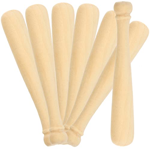 Anneome 20 Stück Mini-Baseballschläger basteln für bastelmaterial für Fledermäuse Bastelarbeiten für Baseballschläger für Baseballschläger selber basteln von Anneome