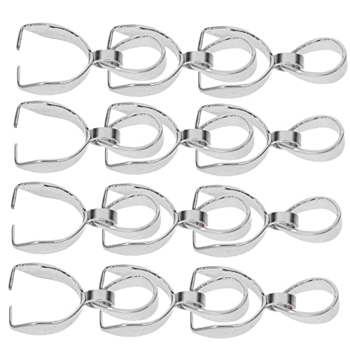 Anneome Edelstahl-schmuckherstellungsverschlüsse Klemmverschluss Für Halsketten 20-teiliges Set von Anneome