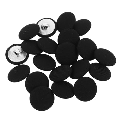 Anneome 20 Stück Schwarze Stoffknöpfe Metallrunde Pilzknöpfe für Nähprojekte Kleidung Jacken und Kleider Vielseitig Einsetzbar für Diy Anwendungen Anneome 20 Stück Schwarze Stoffknöpfe Metallrunde Pilzknöpfe für Nähprojekte Kleidung Jacken und Kleider Vielseitig Einsetzbar für Diy Anwendungen von Anneome