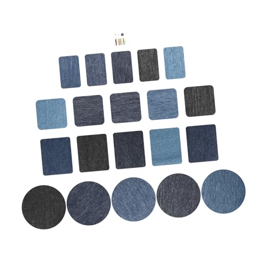 Anneome 20 Stück Teiliges Bügelflicken für Ellbogen und Knie Selbstklebende Zuschneidbare Reparatur Patches für Pullover Jeans und Stoffkleidung DIY Dekoration und Verstärkung Anneome 20 Stück Teiliges Bügelflicken für Ellbogen und Knie Selbstklebende Zuschneidbare Reparatur Patches für Pullover Jeans und Stoffkleidung DIY Dekoration und Verstärkung von Anneome