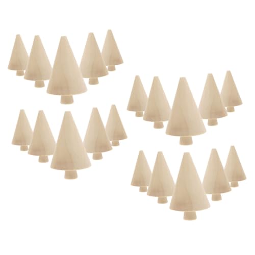 Anneome 20 Stück Teiliges DIY Holz Weihnachtsbaum Unbemalte Glatte Holzfiguren für Kreative Weihnachtsdekoration für Zuhause Schule Basteln und Familienaktivitäten Anneome 20 Stück Teiliges DIY Holz Weihnachtsbaum Unbemalte Glatte Holzfiguren für Kreative Weihnachtsdekoration für Zuhause Schule Basteln und Familienaktivitäten von Anneome