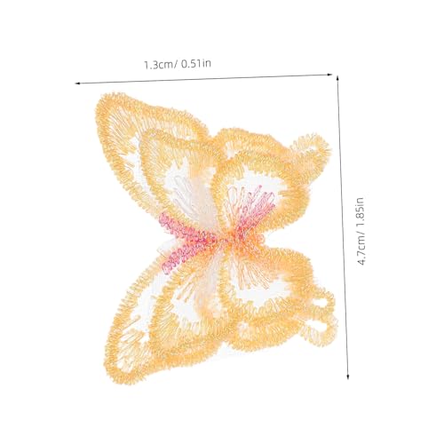 Anneome 20 Stück Teiliges Organza Schmetterling Bügelflicken Doppellagige Stickerei Farbecht und Vielseitig zum Aufnähen Kleidung Hochzeit Schuhe Taschen DIY Stoffapplikationen Anneome 20 Stück Teiliges Organza Schmetterling Bügelflicken Doppellagige Stickerei Farbecht und Vielseitig zum Aufnähen Kleidung Hochzeit Schuhe Taschen DIY Stoffapplikationen von Anneome