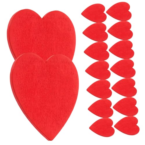 Anneome 20 Stück Teiliges Rote Holzherzen für DIY Bastelarbeiten Hochzeitsdeko Holzscheiben zum Beschriften und Verzieren für Kreative Handwerksprojekte Anneome 20 Stück Teiliges Rote Holzherzen für DIY Bastelarbeiten Hochzeitsdeko Holzscheiben zum Beschriften und Verzieren für Kreative Handwerksprojekte von Anneome