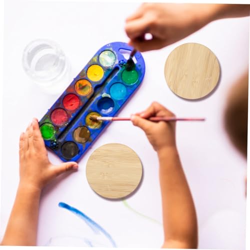 Anneome 20 Stück Teiliges Runde Bambusrohlinge Naturbelassene DIY malplatten mit Glatter Oberfläche und Abgerundeten Kanten Kindersicheres Bastelmaterial für Kreative Handwerksprojekte Anneome 20 Stück Teiliges Runde Bambusrohlinge Naturbelassene DIY malplatten mit Glatter Oberfläche und Abgerundeten Kanten Kindersicheres Bastelmaterial für Kreative Handwerksprojekte von Anneome