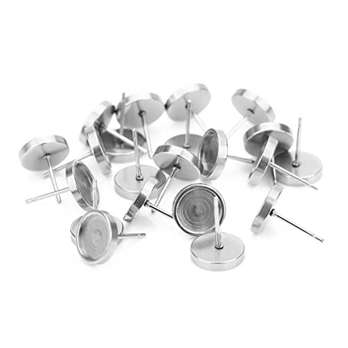 Anneome 20 Stück Teiliges Runde Ohrstecker für Damen Hypoallergen Langlebig Scheibe Nadel Innenmaß Schlichtes Design für Alltag und Schmuckherstellung Anneome 20 Stück Teiliges Runde Ohrstecker für Damen Hypoallergen Langlebig Scheibe Nadel Innenmaß Schlichtes Design für Alltag und Schmuckherstellung von Anneome