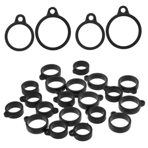Anneome 20 Stück Teiliges Silikon Aufhängering Langlebig und Verlust Geeignet für Schlüsselanhänger USB Sticks und Lanyards Ergonomisch Schwarz Vielseitig Einsetzbar Anneome 20 Stück Teiliges Silikon Aufhängering Langlebig und Verlust Geeignet für Schlüsselanhänger USB Sticks und Lanyards Ergonomisch Schwarz Vielseitig Einsetzbar von Anneome
