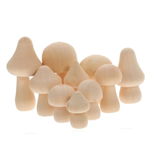 Anneome 20 Stück Unbemalte Holzpilze für Diy Dekorationen Miniatur Pilzfiguren Holz für Kreative Bastelprojekte für Mikro Landschaften und Wohnaccessoires Anneome 20 Stück Unbemalte Holzpilze für Diy Dekorationen Miniatur Pilzfiguren Holz für Kreative Bastelprojekte für Mikro Landschaften und Wohnaccessoires von Anneome