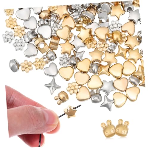 Anneome 200 Stück Diy Perlen Unregelmäßige Schmuckperlen Gold und Silber für Armbänder Herzen Sterne Blumen für Kreative Schmuckherstellung Anneome 200 Stück Diy Perlen Unregelmäßige Schmuckperlen Gold und Silber für Armbänder Herzen Sterne Blumen für Kreative Schmuckherstellung von Anneome