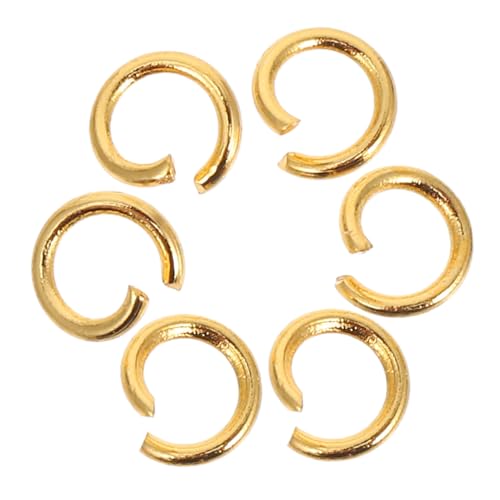 Anneome 200 Stück Edelstahl Sprungringe Elektroplattierte Offene Verbindungsringe Robuste Metallringe zum Basteln von Schmuck für Ohrringe Halsketten Armbänder Langlebige DIY Zubehör von Anneome