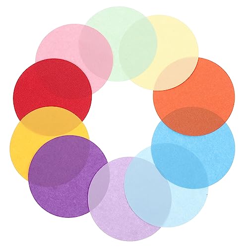Anneome 200 Stück Handgefertigte Blumenkugeln aus Papier kraftpapier craft paper farbiges Druckerpapier dickeres Faltpapier faltbares Papierornament Origami-Papiermasse Colorful von Anneome