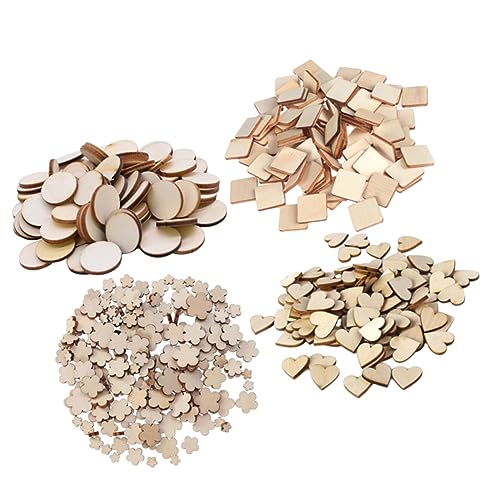 Anneome 200 Stück Holzspäne selber machen für Planke Wohnkultur Briefe naturholzscheiben holzzahlen Holzschmuck Holzstich hölzerne leere Ausschnitte Bastelausschnitt Holzspan Beige von Anneome