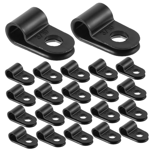 Anneome 200 Stück Kabelklemmsortierer Kabelclip Kabelaufhängerklemme Draht-clip Drahthalter Drahtklemme Befestigungsclip Für Die Kabelführung Klemme Für Die Kabelführung Black Pvc von Anneome