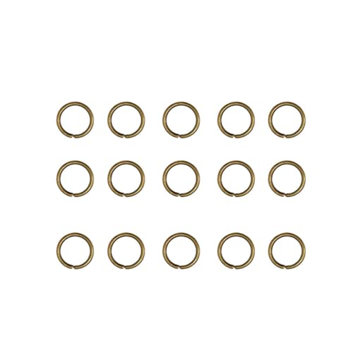Anneome 200 Stück Schlüsselringe Offene Sprungringe für Schmuck Bastelprojekte Schlüsselanhänger und Mehr für Lanyards und Accessoires von Anneome