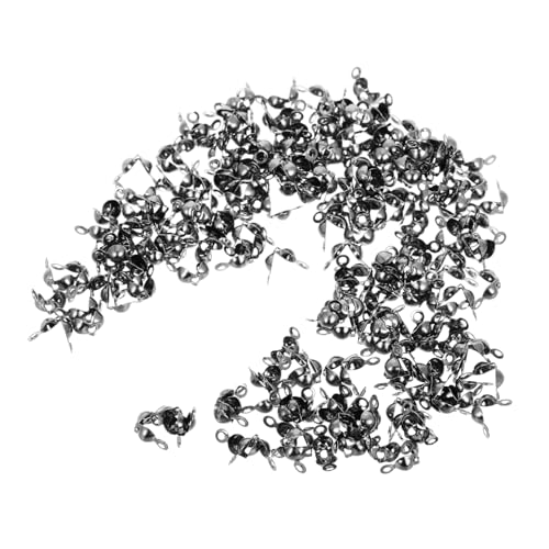 Anneome 200 Stück Schwarze Crimpperlen aus Eisen für Schmuckherstellung Langlebige Metall Quetschperlen Einfache Anwendung ohne Werkzeug für DIY Armbänder und Halsketten Anneome 200 Stück Schwarze Crimpperlen aus Eisen für Schmuckherstellung Langlebige Metall Quetschperlen Einfache Anwendung ohne Werkzeug für DIY Armbänder und Halsketten von Anneome