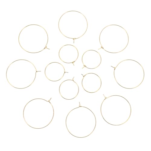 Anneome 200 Stück Teiliges Runde Creolen aus Eisen Polierte DIY Schmuckzubehör für Langlebige Stilvolle Ohrringherstellung Bastelmaterial für Schmuck Selber Machen Anneome 200 Stück Teiliges Runde Creolen aus Eisen Polierte DIY Schmuckzubehör für Langlebige Stilvolle Ohrringherstellung Bastelmaterial für Schmuck Selber Machen von Anneome