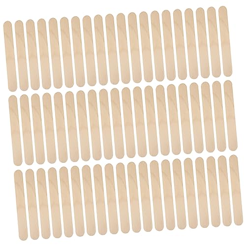 Anneome 200 Stück am Stiel eisstäbe holzstäbchen Eisformen-Set breite Eisstangen Creme Formen für Stöcke Materialien für die Eisherstellung Eisstiele selber machen feine Birke von Anneome