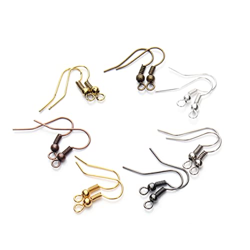 Anneome 200 Stück einfache Ohrringteile antiallergische ohrringe ohrring verschluss Ohrring Accessoires Ohrring Schmuckteile Ohrring Design Zubehör Ohrringe Teile Ohrring Silver von Anneome