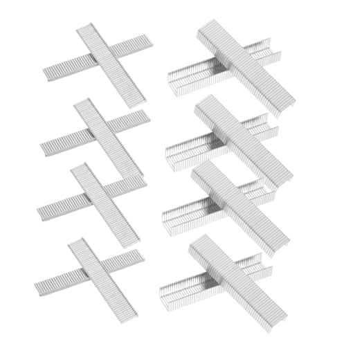 Anneome 2000 Stück Metallklammern Förmige Klammern aus Eisen für Handtacker Langlebig und Robust für Holzarbeiten und Werbung mit Je Klammern für Professionelle Befestigungen Anneome 2000 Stück Metallklammern Förmige Klammern aus Eisen für Handtacker Langlebig und Robust für Holzarbeiten und Werbung mit Je Klammern für Professionelle Befestigungen von Anneome
