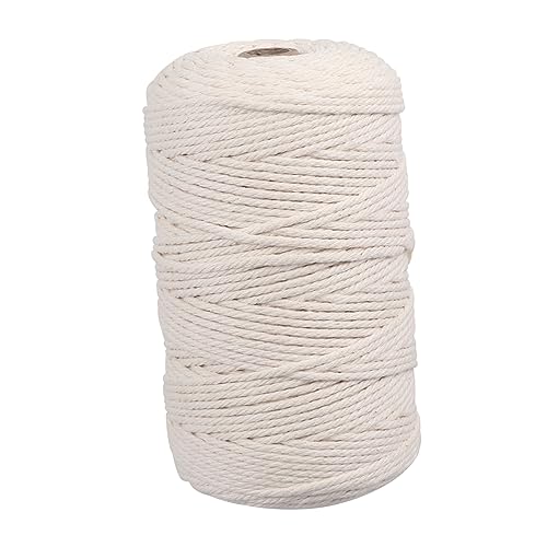 Anneome 200M Twisted Makramee Baumwollkordel für Pflanzenhalter Wandbehänge und DIY Handwerksprojekte Weich Langlebig und Vielseitig Einsetzbar Anneome 200M Twisted Makramee Baumwollkordel für Pflanzenhalter Wandbehänge und DIY Handwerksprojekte Weich Langlebig und Vielseitig Einsetzbar von Anneome