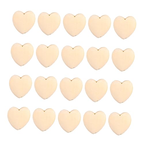Anneome 20Stücke Herzförmige Holzscheiben DIY Zubehör für Hochzeiten und Feiern Langlebige Unlackierte Holzchips für Bastelprojekte Naturbelassen Leicht Anneome 20Stücke Herzförmige Holzscheiben DIY Zubehör für Hochzeiten und Feiern Langlebige Unlackierte Holzchips für Bastelprojekte Naturbelassen Leicht von Anneome