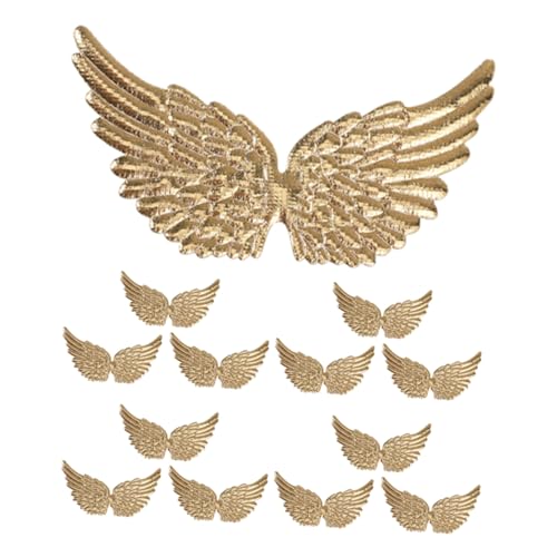 Anneome 20pcs DIY Angel Wings Patch Zum Nähen Von Kleidungsdekoration Accessory Flügelform in Der Nähtätigkeit Flügel Applique Flügel Patch Dekoration Applique Kleidungsstück Dekoration von Anneome