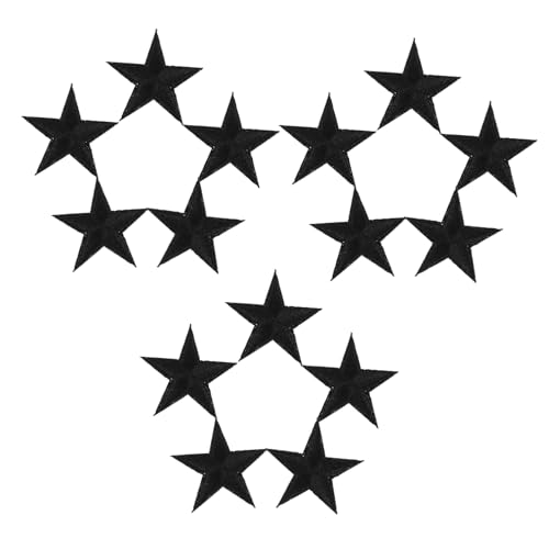 Anneome 24 Stück Pentagramm-patch Sterne Bügelflicken Bügeln Auf Rucksackflecken Sternenaufnäher Für Kleidung Sternpflaster Zum Nähen Sternflecken Aufnähen Stern-stickpatch Black Polyester Anneome 24 Stück Pentagramm-patch Sterne Bügelflicken Bügeln Auf Rucksackflecken Sternenaufnäher Für Kleidung Sternpflaster Zum Nähen Sternflecken Aufnähen Stern-stickpatch Black Polyester von Anneome