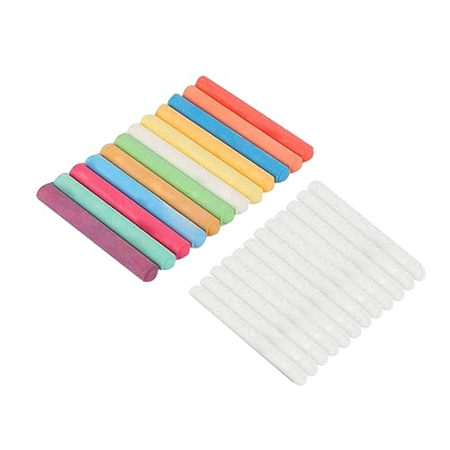 Anneome 24 Stück Staubfreie Kreide Whiteboard-marker Weiße Kreide Gartenkreide Kreide Für Kreide Auf Wasserbasis Wasserlösliche Kreide Bunte Kreiden Anneome 24 Stück Staubfreie Kreide Whiteboard-marker Weiße Kreide Gartenkreide Kreide Für Kreide Auf Wasserbasis Wasserlösliche Kreide Bunte Kreiden von Anneome