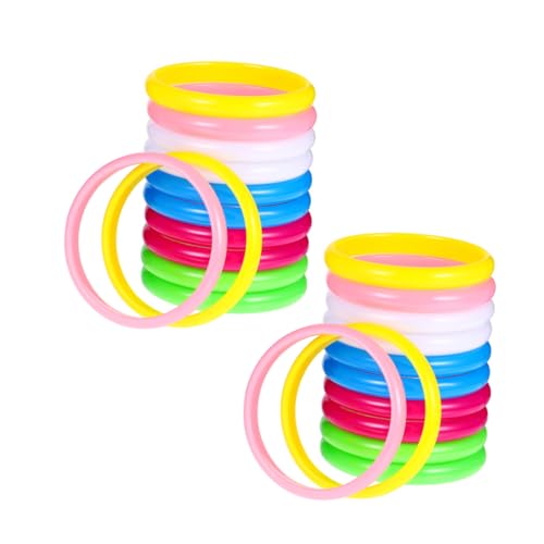 Anneome 24 Stück Teiliges Bunte Neon Kunststoff Armbänder für Erwachsene Leichte Jelly Bangles Candy Farben als Geburtstags Partydeko und Kinderschmuck Anneome 24 Stück Teiliges Bunte Neon Kunststoff Armbänder für Erwachsene Leichte Jelly Bangles Candy Farben als Geburtstags Partydeko und Kinderschmuck von Anneome