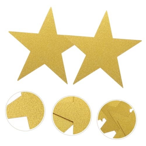 Anneome 24 Stück Teiliges Goldene Papiersterne Doppelseitig Bedruckt Glitzernde Stern Ausschnitte für DIY Bastelprojekte Klassenzimmer Pinnwand Dekoration Kreative Handarbeit aus Anneome 24 Stück Teiliges Goldene Papiersterne Doppelseitig Bedruckt Glitzernde Stern Ausschnitte für DIY Bastelprojekte Klassenzimmer Pinnwand Dekoration Kreative Handarbeit aus von Anneome