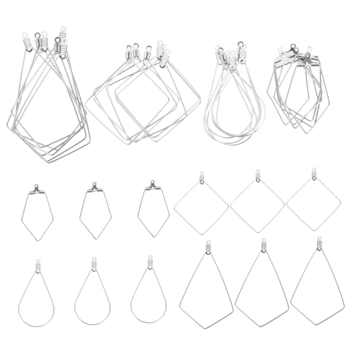 Anneome 24 Stück Teiliges Silberne Edelstahl Ohrringringe für Schmuckherstellung DIY Perlenkreise Vielseitige Creolen Ösen für Damen und Mädchen Kreative Bastelprojekte Anneome 24 Stück Teiliges Silberne Edelstahl Ohrringringe für Schmuckherstellung DIY Perlenkreise Vielseitige Creolen Ösen für Damen und Mädchen Kreative Bastelprojekte von Anneome