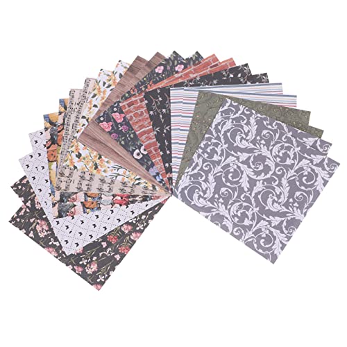 Anneome 24 Stück Teiliges Vintage Scrapbook Papier Set Diy Hintergrundpapier für Journaling Projekte Dekoratives Bastelmaterial für Handgemachte Grußkarten und Verpackungen Anneome 24 Stück Teiliges Vintage Scrapbook Papier Set Diy Hintergrundpapier für Journaling Projekte Dekoratives Bastelmaterial für Handgemachte Grußkarten und Verpackungen von Anneome