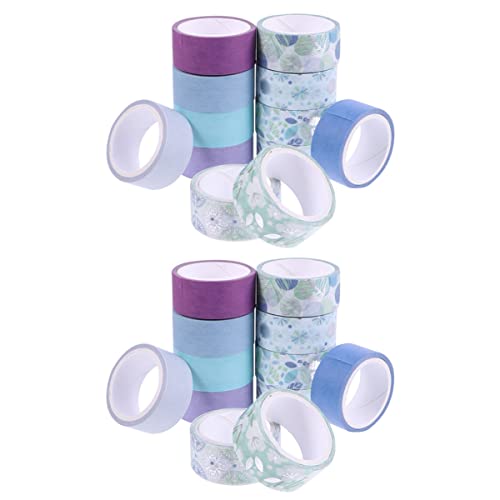 Anneome 24Rollen Washi Tape Dekorative Klebebänder für DIY Scrapbooking und Journaling Wiederverwendbar und Rückstandsfrei Buntes Design für Handwerk Anneome 24Rollen Washi Tape Dekorative Klebebänder für DIY Scrapbooking und Journaling Wiederverwendbar und Rückstandsfrei Buntes Design für Handwerk von Anneome