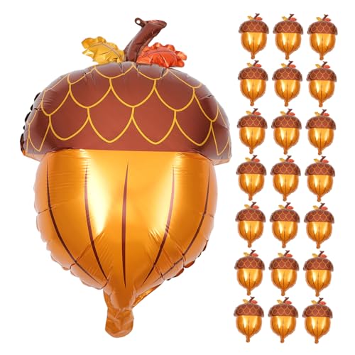 Anneome 25 Stück Aluminium Folienballons Tannenzapfen Design Herbstdeko Wiederverwendbar Für Erntedankfest Herbstparty Thanksgiving Feier Dekoration Anneome 25 Stück Aluminium Folienballons Tannenzapfen Design Herbstdeko Wiederverwendbar Für Erntedankfest Herbstparty Thanksgiving Feier Dekoration von Anneome