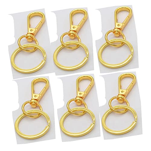 Anneome 25 Stück Goldene Lobster Claw Karabiner mit Schlüsselringen Schmuckzubehör für DIY Herstellung für Armbänder und Anneome 25 Stück Goldene Lobster Claw Karabiner mit Schlüsselringen Schmuckzubehör für DIY Herstellung für Armbänder und von Anneome