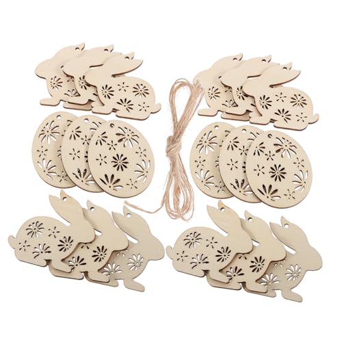 Anneome 25 Stück Ostern Diy Holzschnittmuster Unbemalte Hasenform Holzscheiben für Bastelarbeiten Osterdekoration für Zuhause und Feiern Anneome 25 Stück Ostern Diy Holzschnittmuster Unbemalte Hasenform Holzscheiben für Bastelarbeiten Osterdekoration für Zuhause und Feiern von Anneome
