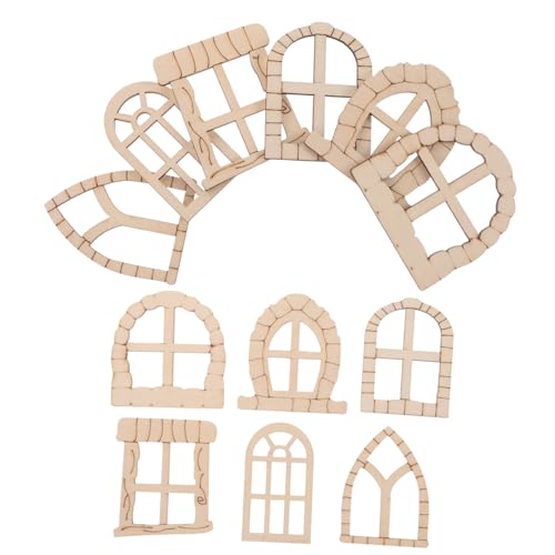 Anneome 25 Stück Teiliges Unvollendetes Holz Tür und Fenster Set für DIY Miniatur Garten Dekoration für Kreative Bastelprojekte im Freien Verschönerung von Außenbereichen Anneome 25 Stück Teiliges Unvollendetes Holz Tür und Fenster Set für DIY Miniatur Garten Dekoration für Kreative Bastelprojekte im Freien Verschönerung von Außenbereichen von Anneome