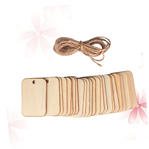 Anneome 250 Stück Hängeetiketten mit Hanfseil Hochzeitsdekorationen hängend Heimdekoration Pflicht Party preisschild wedding decoration DIY Hängeetiketten DIY Bastelverzierungen Bambus von Anneome