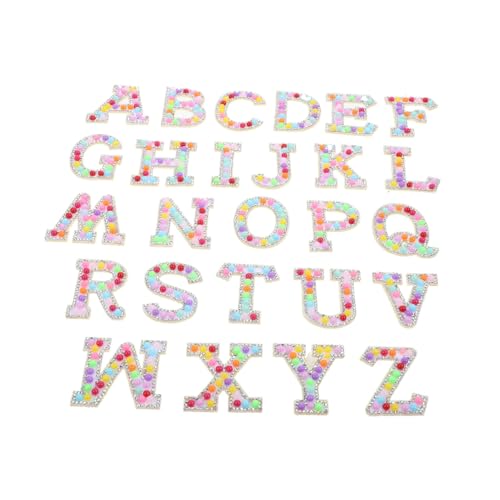 Anneome 26 Stück Alphabet Perlensticker Twill -patches Reparatur Briefe Handwerk Patches Aufnäher Für Kleidung Nähen Stickbuchstaben Aufnähen Stoffaufkleber Buchstabenflecken Vlies Anneome 26 Stück Alphabet Perlensticker Twill -patches Reparatur Briefe Handwerk Patches Aufnäher Für Kleidung Nähen Stickbuchstaben Aufnähen Stoffaufkleber Buchstabenflecken Vlies von Anneome