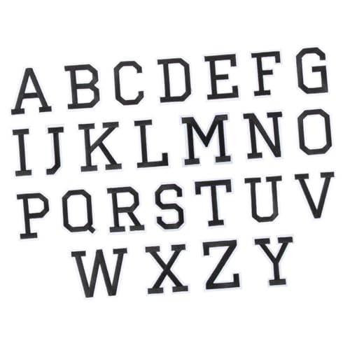 Anneome 26 Stück Teiliges Bügelbuchstaben für Kleidung Schwarze Diy Buchstaben Patches für Aufbügeln und Reparieren von Jeans Rucksäcken und Mehr Anneome 26 Stück Teiliges Bügelbuchstaben für Kleidung Schwarze Diy Buchstaben Patches für Aufbügeln und Reparieren von Jeans Rucksäcken und Mehr von Anneome