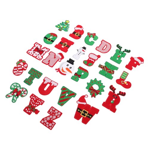 Anneome 26 Stück Teiliges Weihnachts Bügelbilder Bestickte Buchstaben Applikationen Diy Aufnäher zum Aufbügeln und Annähen für Jacken Hosen Taschen Vielseitige Weihnachtsdeko und Kleidung Anneome 26 Stück Teiliges Weihnachts Bügelbilder Bestickte Buchstaben Applikationen Diy Aufnäher zum Aufbügeln und Annähen für Jacken Hosen Taschen Vielseitige Weihnachtsdeko und Kleidung von Anneome