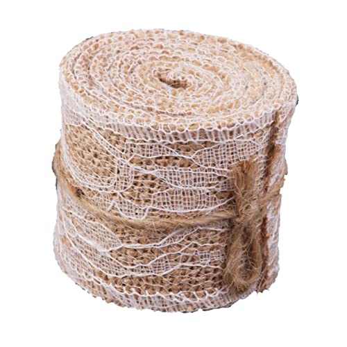 Anneome 2M Spitzenband Sackleinen für DIY Bastelprojekte und Hochzeitsdekoration Breit für und Wohnraumgestaltung Anneome 2M Spitzenband Sackleinen für DIY Bastelprojekte und Hochzeitsdekoration Breit für und Wohnraumgestaltung von Anneome